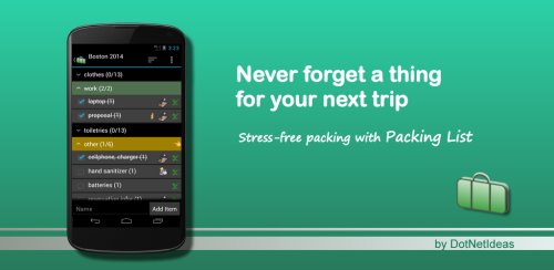 Don't forget anything: 5 apps to pack your suitcase like a pro