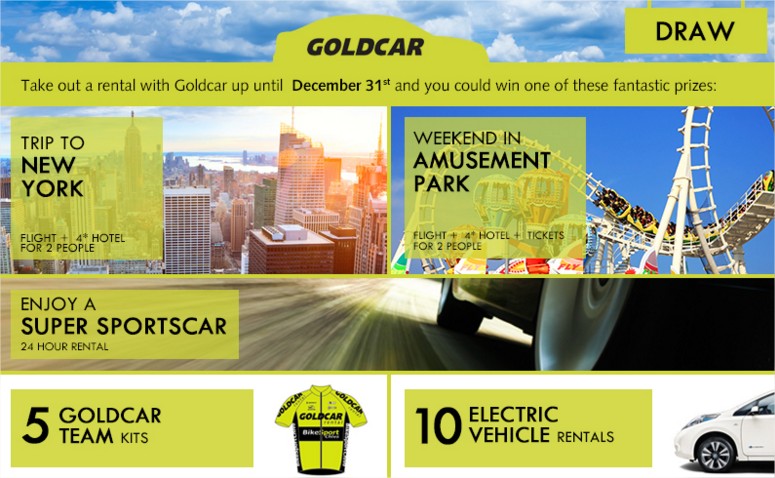 We have the winners of the trip to New York and other great Goldcar prizes!!